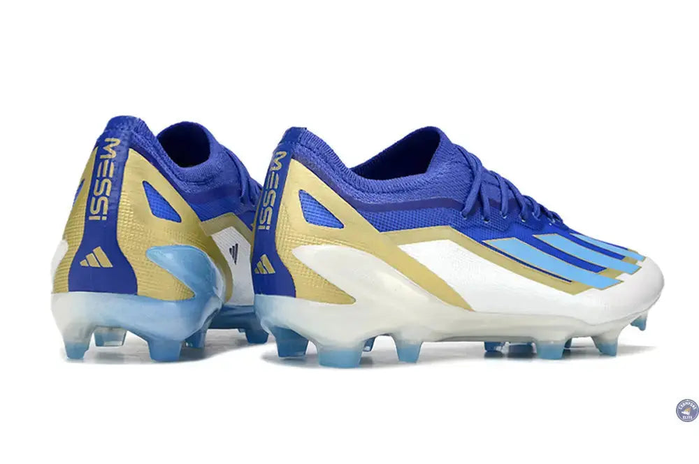 X Crazyfast Messi Elite FG Spark Gen10s - Bleu/Blue Burst/Blanc