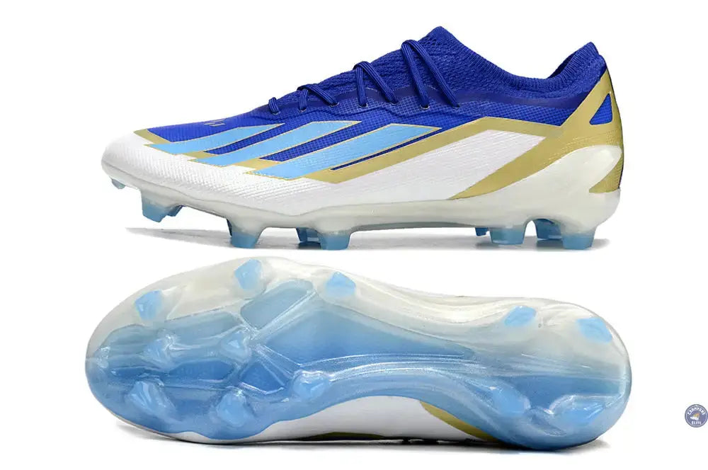 X Crazyfast Messi Elite FG Spark Gen10s - Bleu/Blue Burst/Blanc