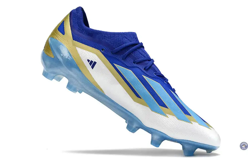 X Crazyfast Messi Elite FG Spark Gen10s - Bleu/Blue Burst/Blanc