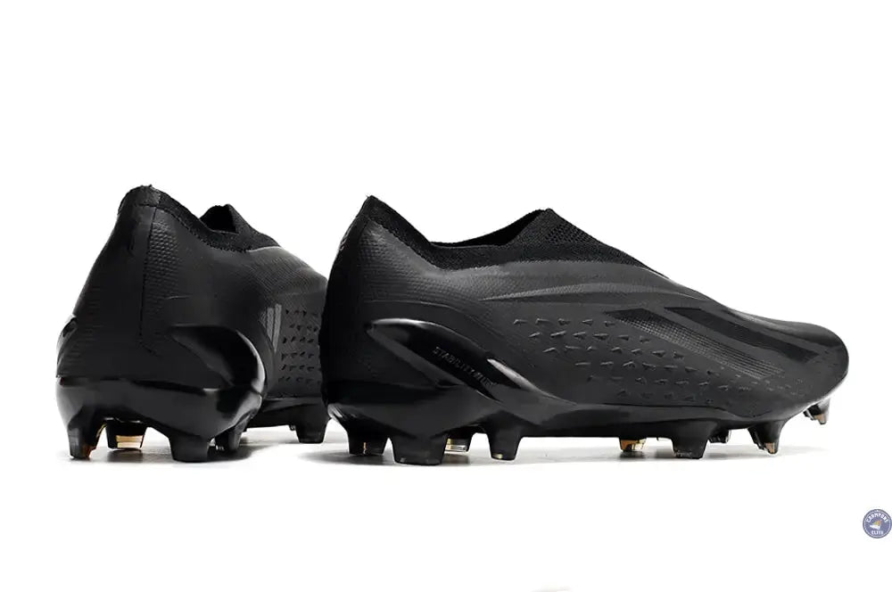 X Speedportal Elite Laceless FG Full Black - Noir