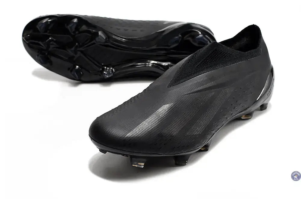 X Speedportal Elite Laceless FG Full Black - Noir