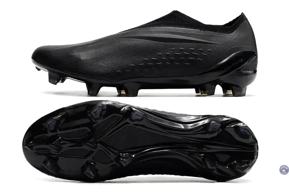 X Speedportal Elite Laceless FG Full Black - Noir